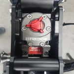 erexx steering damper installed in currus electric scooter