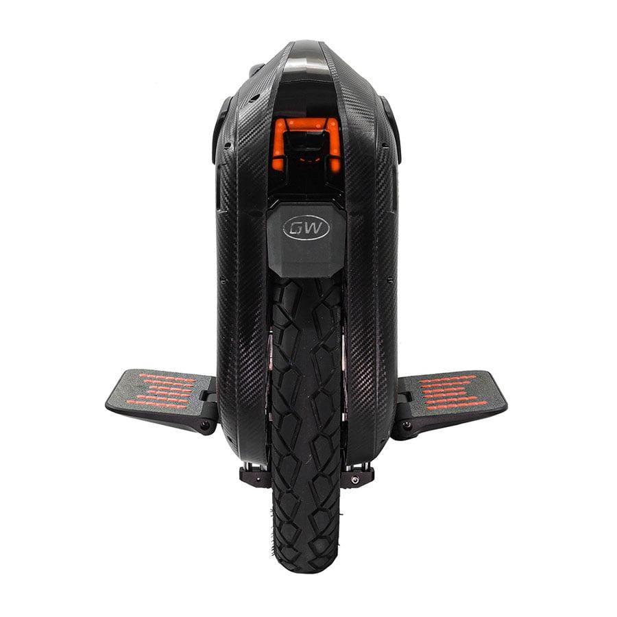 gotway ex electric unicycle with tail light and large pedals