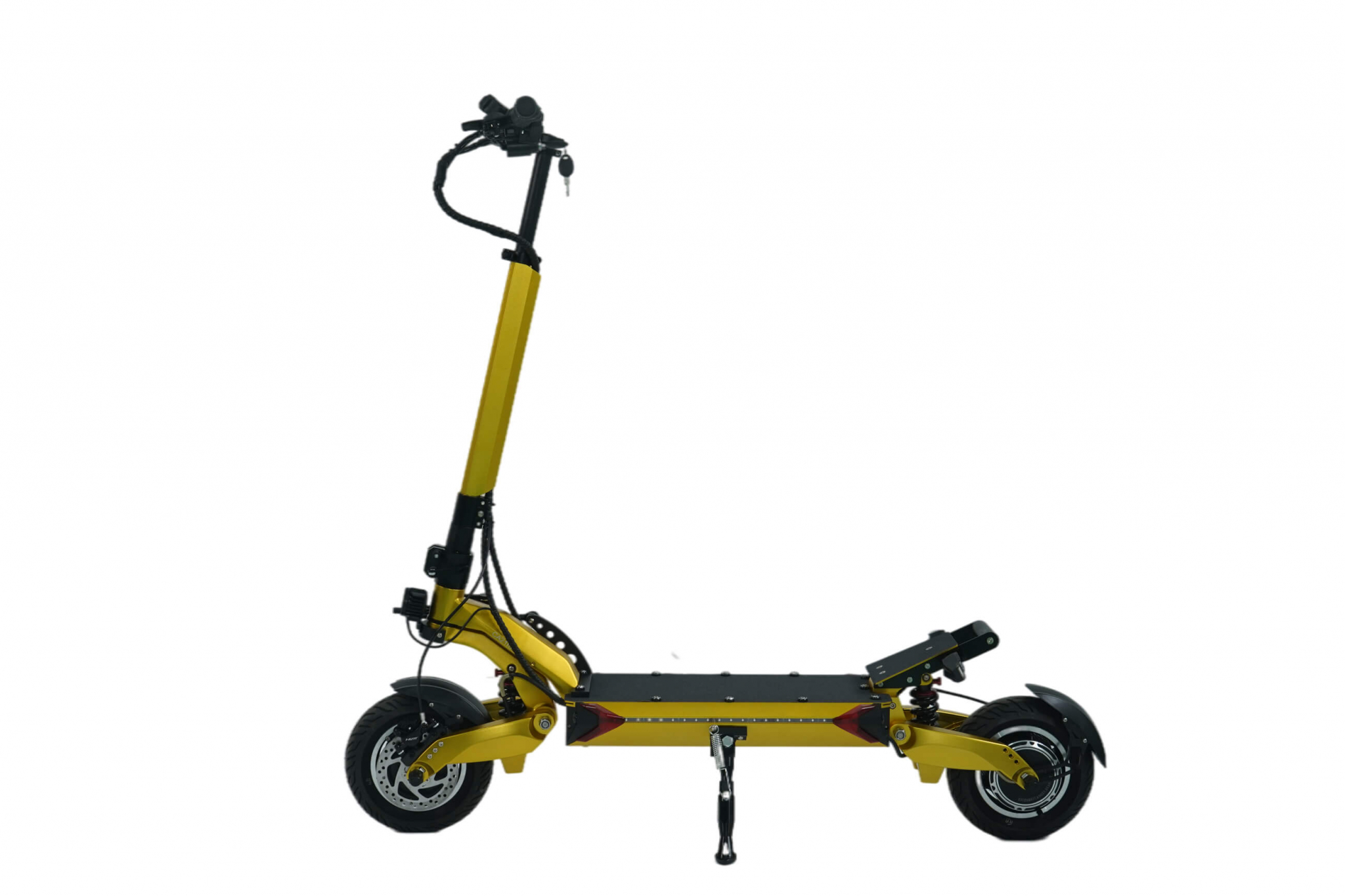 blade limited 10 inch 60V electric scooter gold color side 2