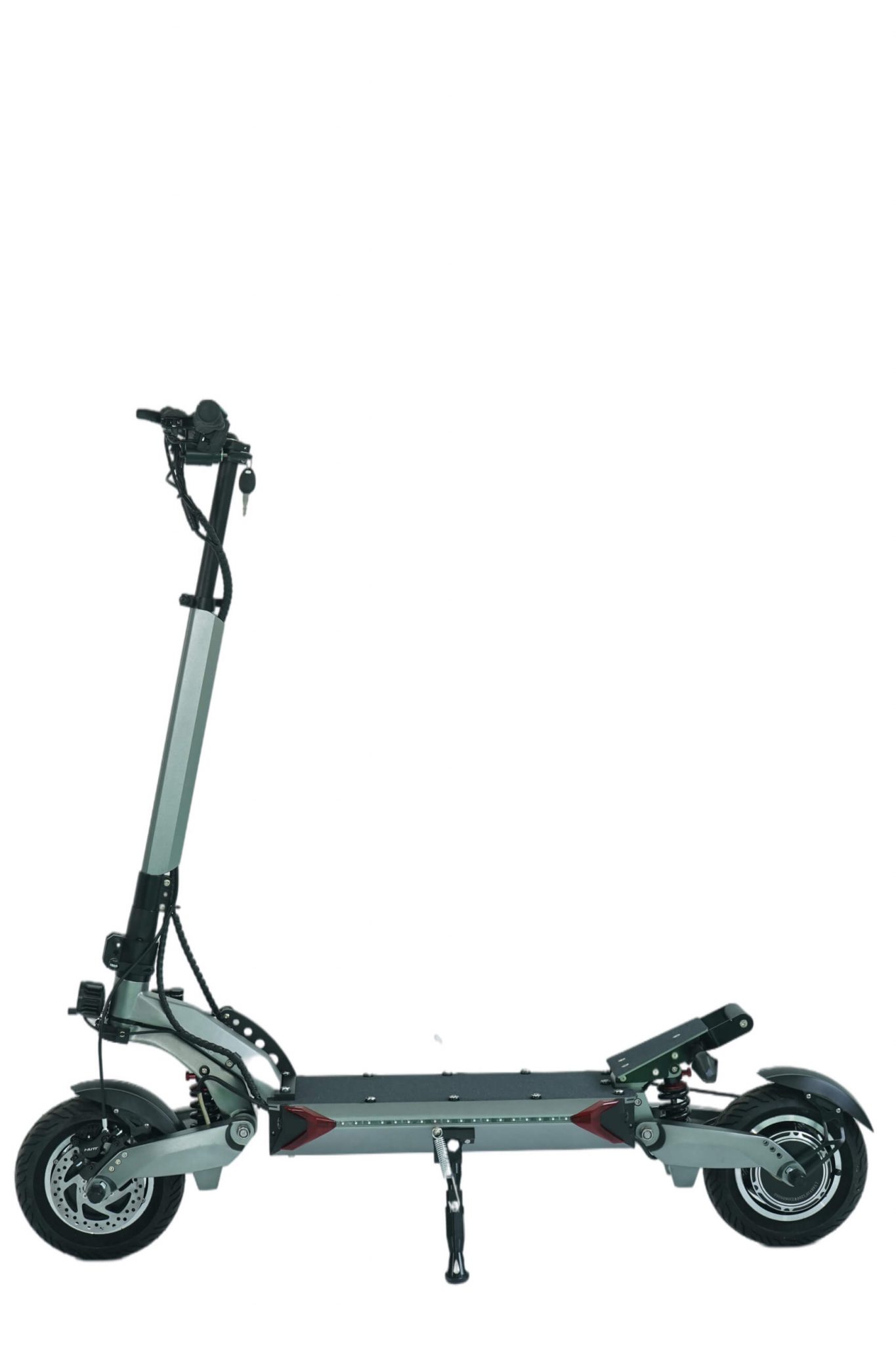 blade limited 10 inch 60V electric scooter titanium color side kickstand