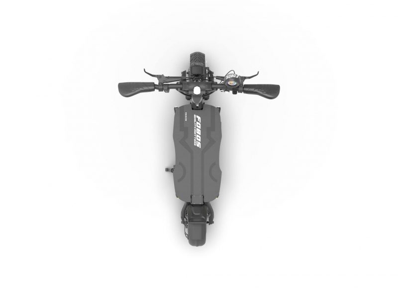 fobos x 11 inch dual motor electric scooter top view-min