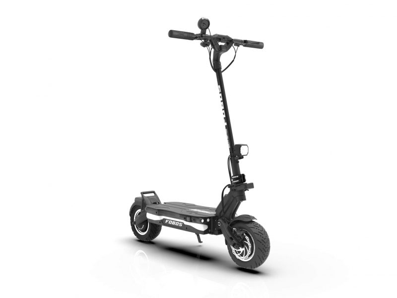 fobos x electric scooter with steering damper and headlight