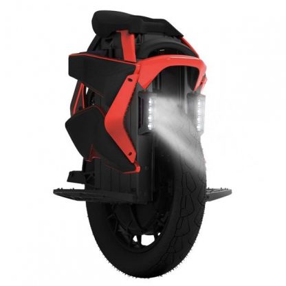 kingsong s22 eagle electric unicycle with headlight and suspension