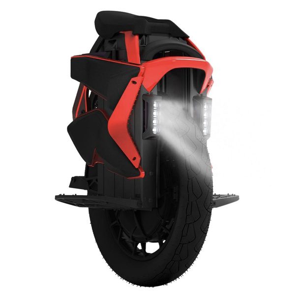 kingsong s22 eagle electric unicycle with integrated suspension and kickstand