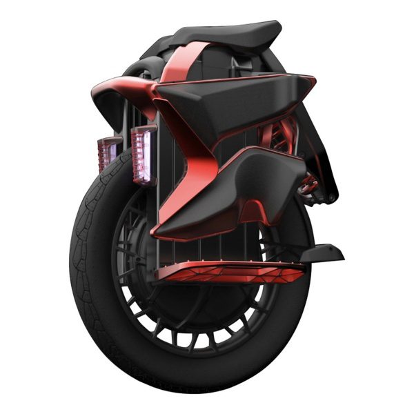 kingsong s22 eagle electric unicycle with integrated suspension and kickstand