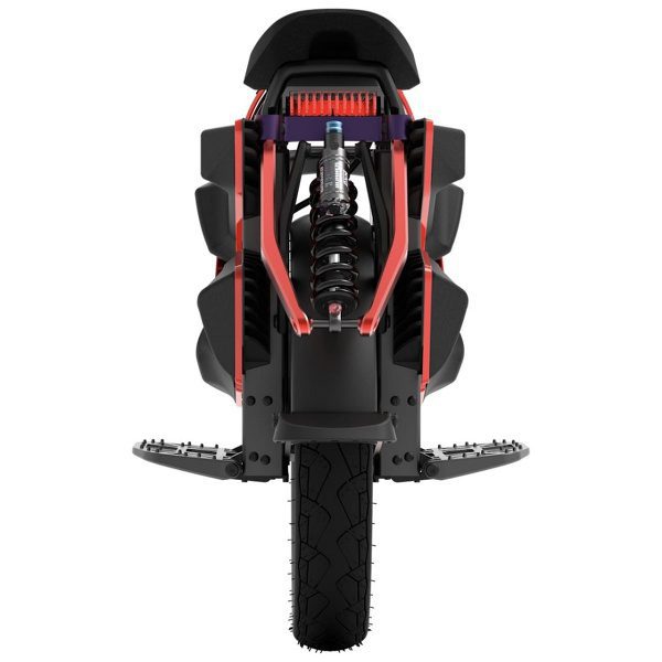 kingsong s22 eagle electric unicycle with air suspension and large pedals