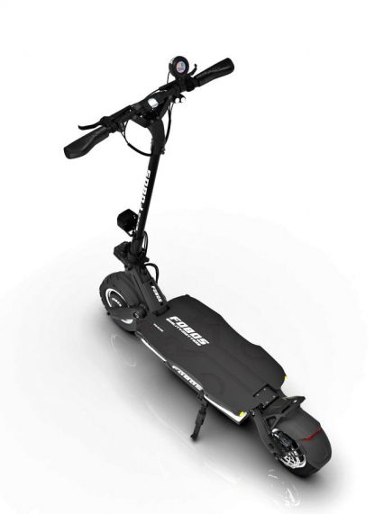 fobos model x 11 inch dual motor electric scooter with a kickstand