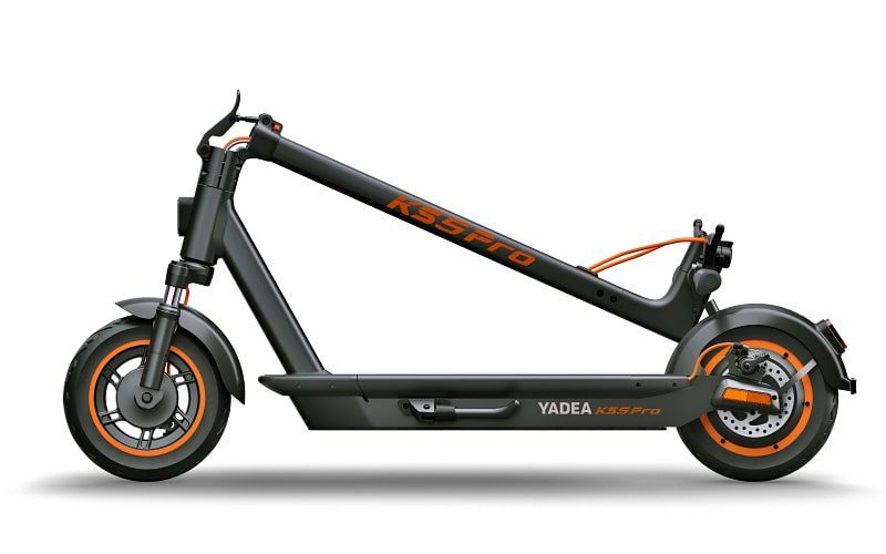 yadea ks5 pro electric scooter folding black-min
