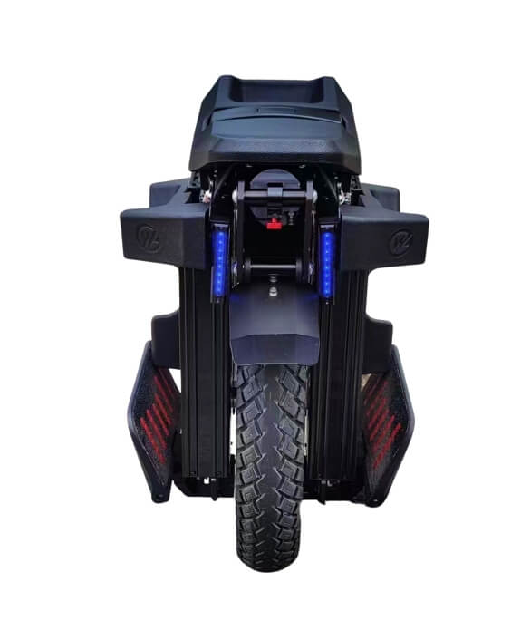 begode t4 electric unicycle with suspension rear mudguard